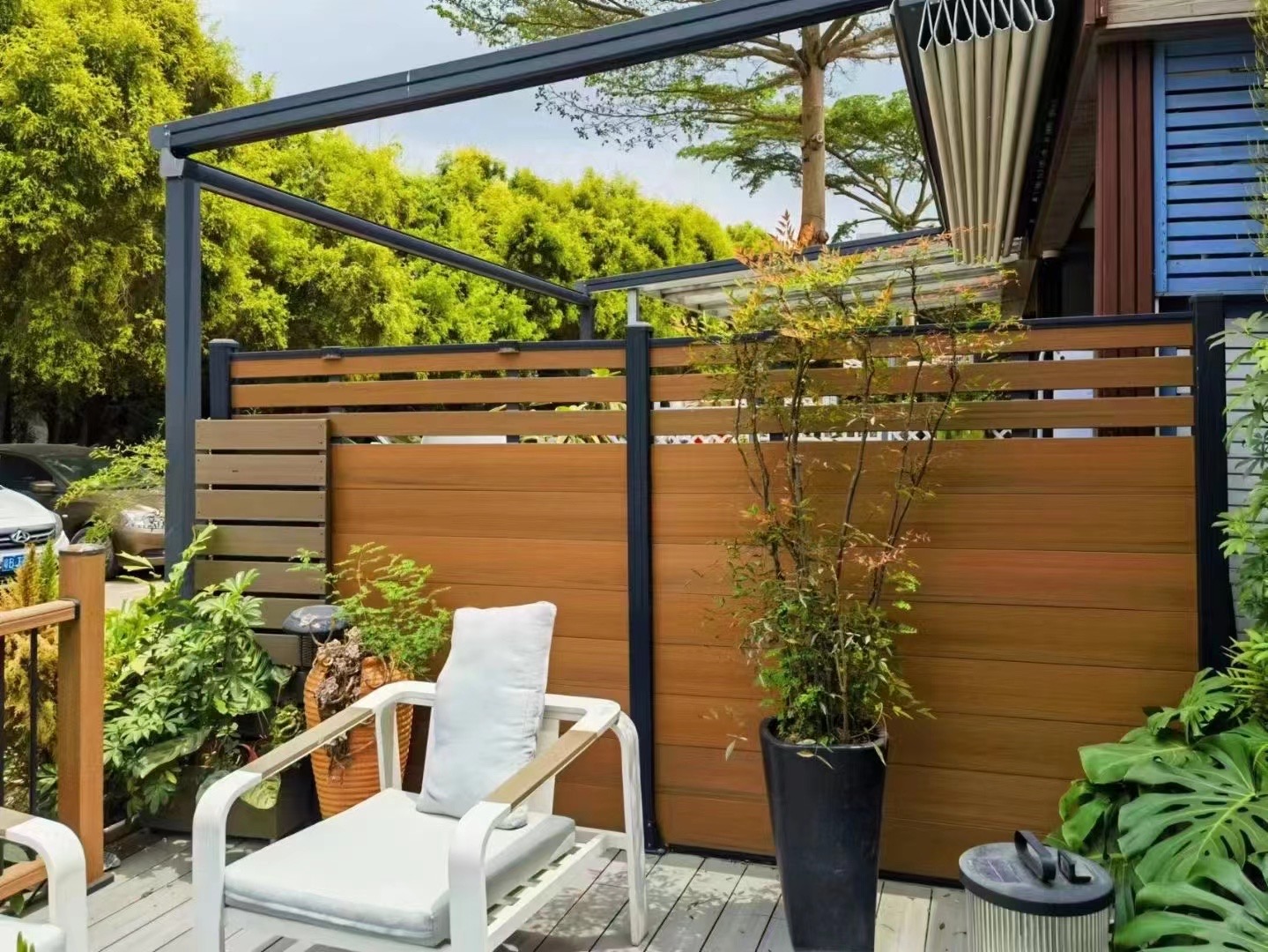 Painéis de cerca WPC ASA | Preço, tamanhos, estilos, fabricante e guia completo - necowood