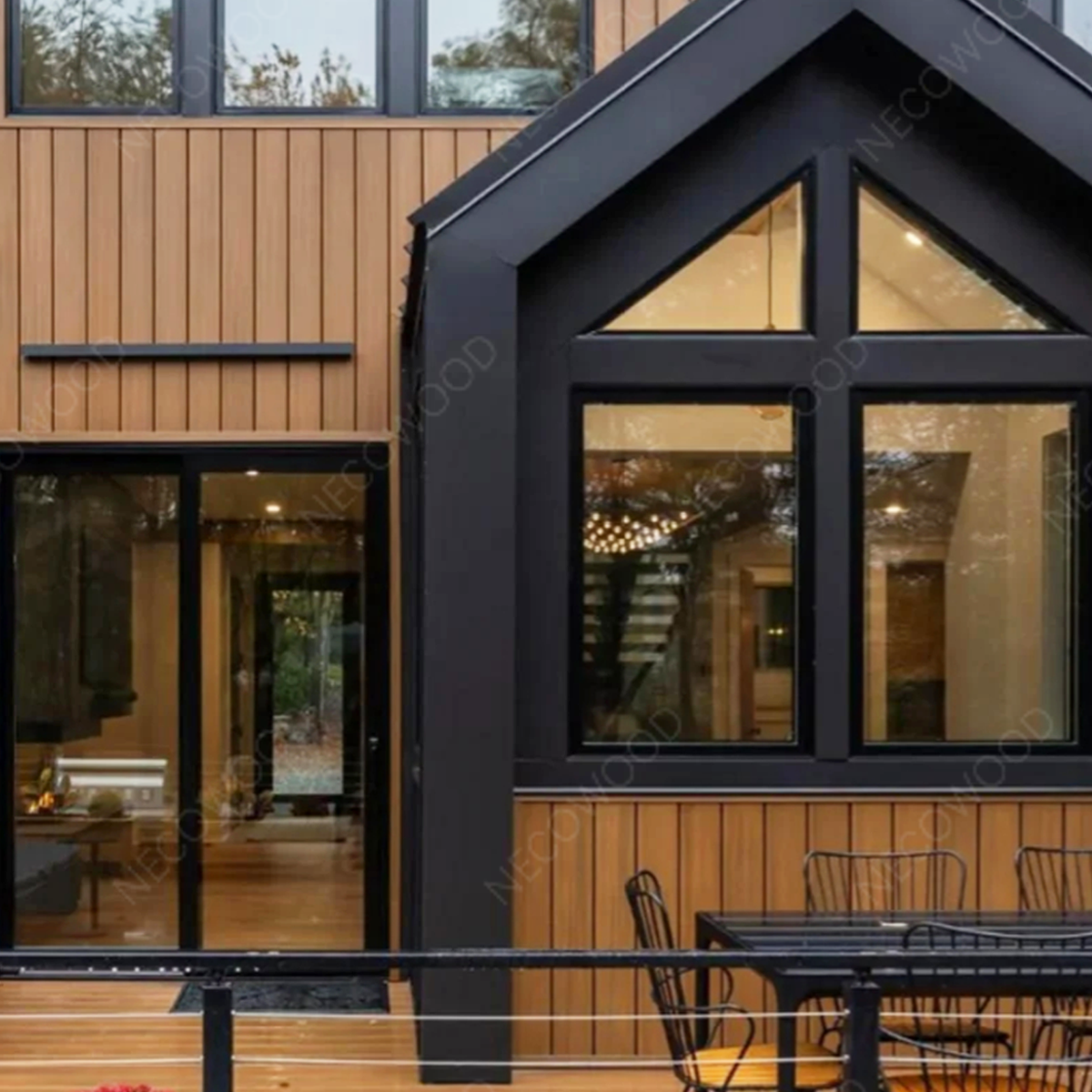 NECOWOOD lança sistema de revestimento externo com aparência de madeira de última geração