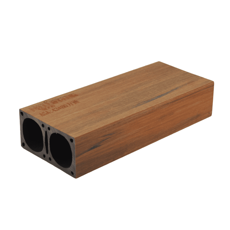Exterior PVC à prova d'água Tubo de madeira ASA
