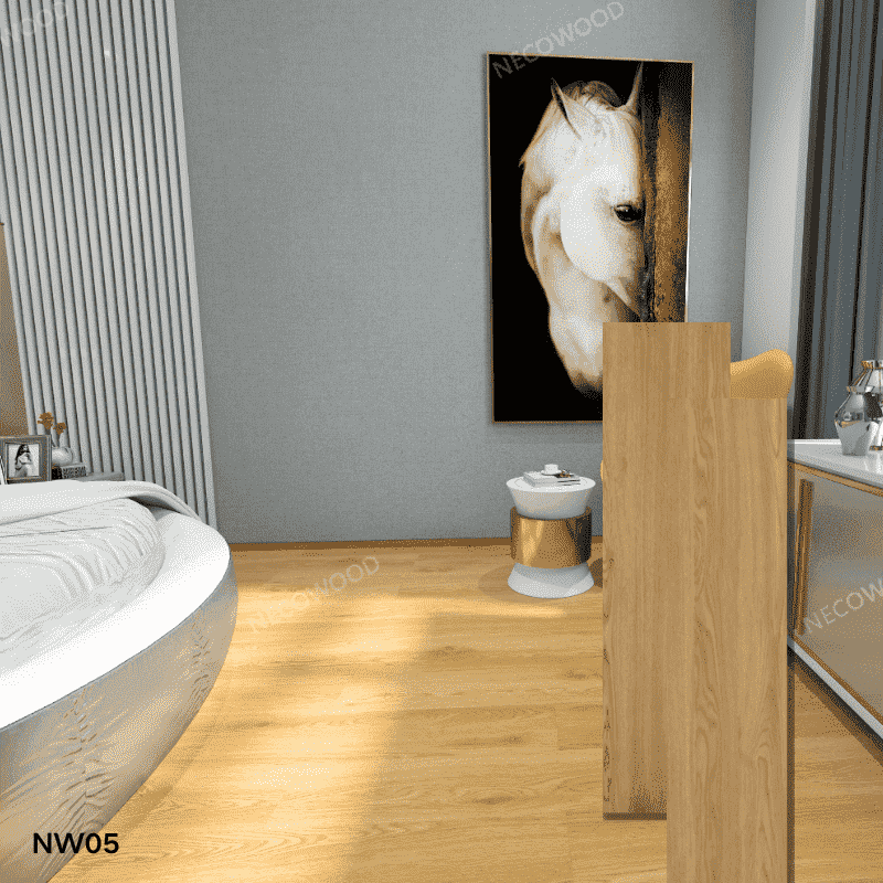 Design de hotel resistente a arranhões SPC piso