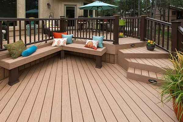 PE Decking Product Application Display