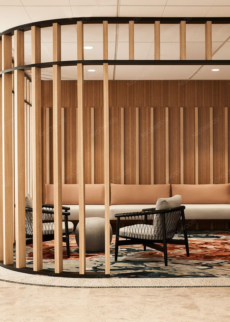 Aplicação de teto defletor WPC do Phu Quoc Luxury Resort